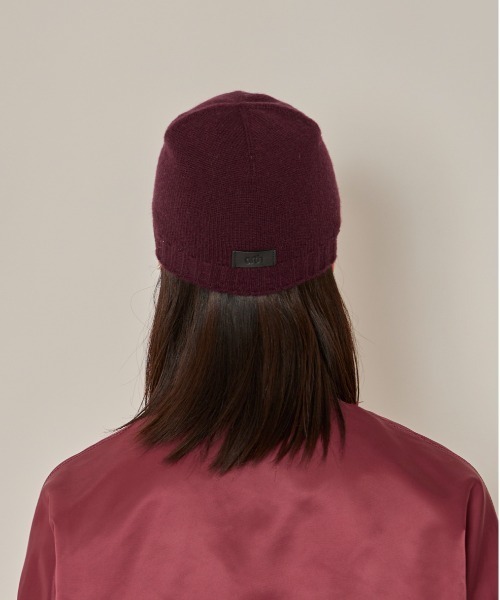 arth(アース)の「arth Ca100 Short Beanie / アース(ニットキャップ/ビーニー・レディース・ワイン/ブラック/ブラウン・FREE)」の10枚目の写真