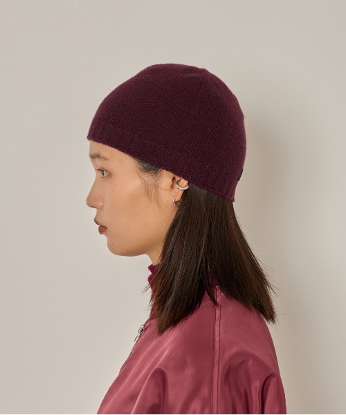 arth(アース)の「arth Ca100 Short Beanie / アース(ニットキャップ/ビーニー・レディース・ワイン/ブラック/ブラウン・FREE)」の9枚目の写真