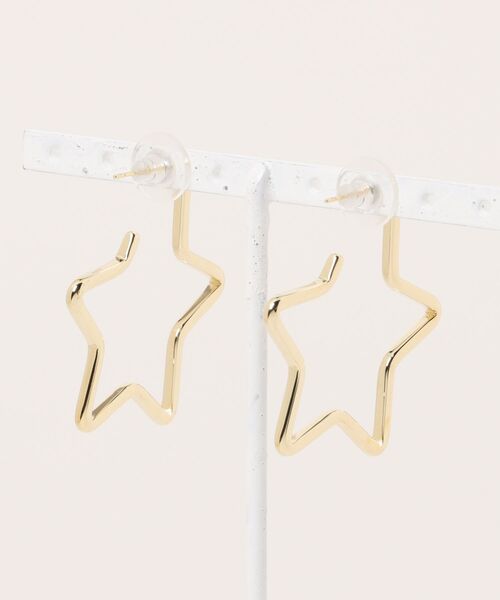 PICCIN（ピッチン）の「スターピアス（ピアス（両耳用）・レディース・ゴールド/シルバー・FREE）」の6枚目の写真