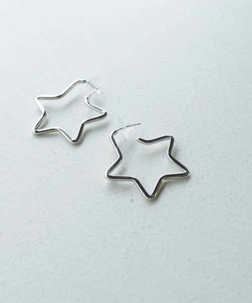 PICCIN（ピッチン）の「スターピアス（ピアス（両耳用）・レディース・ゴールド/シルバー・FREE）」の5枚目の写真