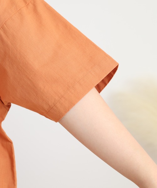 Emago(イマゴ)の「EMAGO カクテル刺繍ブラウス(シャツ/ブラウス・レディース・オレンジ/ホワイト/ブラック・FREE)」の22枚目の写真