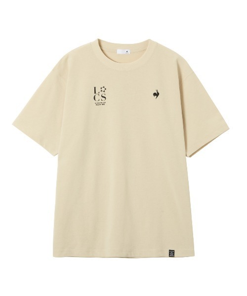 le coq sportif（ルコックスポルティフ）の「【ルコックスポルティフ】吸汗速乾/UVカットコットンライクポリエステルバックプリント半袖Tシャツ（Tシャツ/カットソー・メンズ・ホワイト/ベージュ/ブラック・M/XL/L）」の7枚目の写真