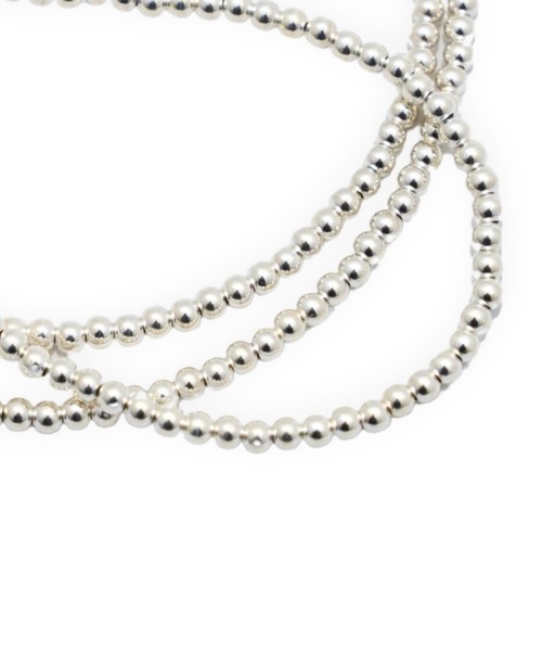 ERICKA NICOLAS BEGAY（エリッカ ニコラス ビゲイ）の「【ERICKA NICOLAS BEGAY】 NAVAJO PEARL NECKLACE / 4-110（ネックレス・メンズ・シルバー系1・110）」の2枚目の写真