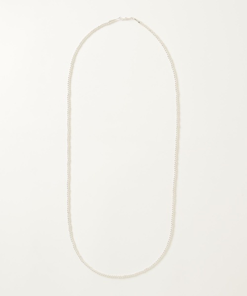 ERICKA NICOLAS BEGAY（エリッカ ニコラス ビゲイ）の「【ERICKA NICOLAS BEGAY】 NAVAJO PEARL NECKLACE / 4-110（ネックレス・メンズ・シルバー系1・110）」の3枚目の写真