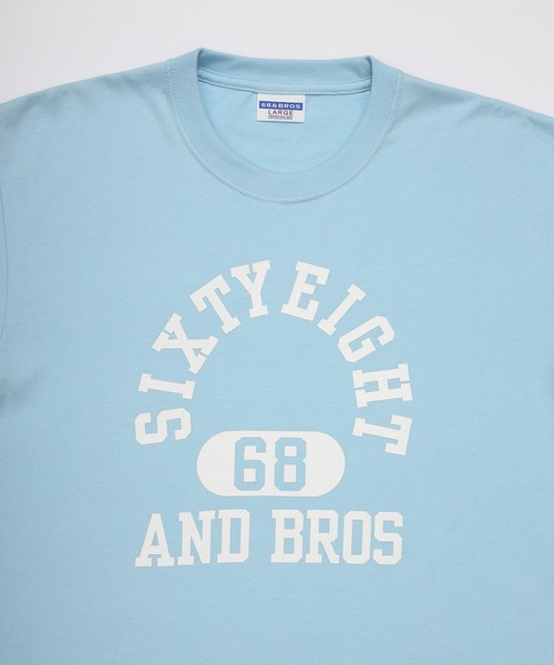 68&brothers(シックスティエイトアンドブラザーズ)の「68&BROTHERS シックスティーエイトアンドブラザーズ / "Coll" S/S Heavy weight Tee(Tシャツ/カットソー・メンズ・サックスブルー/ヘザーグレー/ネイビー/ホワイト・LARGE/X-LARGE/XX-LARGE/MEDIUM)」の9枚目の写真