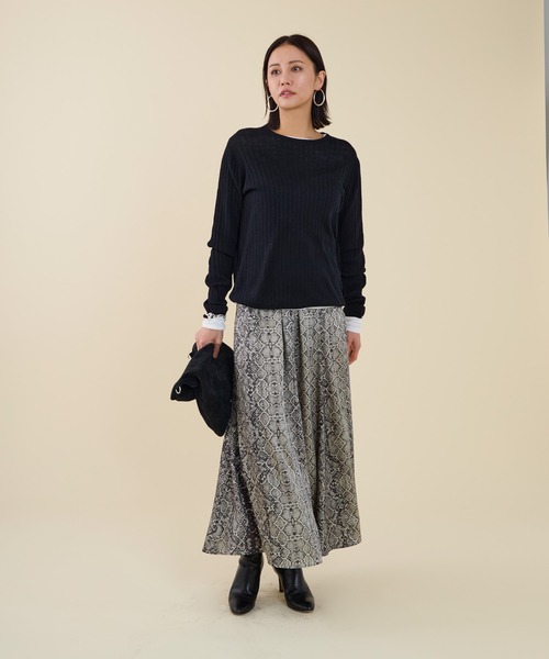 marmors（マルモア）の「【marmors】original python print skirt（スカート・レディース・ブラウン/グレー・36）」の12枚目の写真