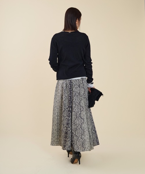 marmors（マルモア）の「【marmors】original python print skirt（スカート・レディース・ブラウン/グレー・36）」の15枚目の写真