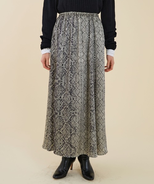 marmors（マルモア）の「【marmors】original python print skirt（スカート・レディース・ブラウン/グレー・36）」の16枚目の写真