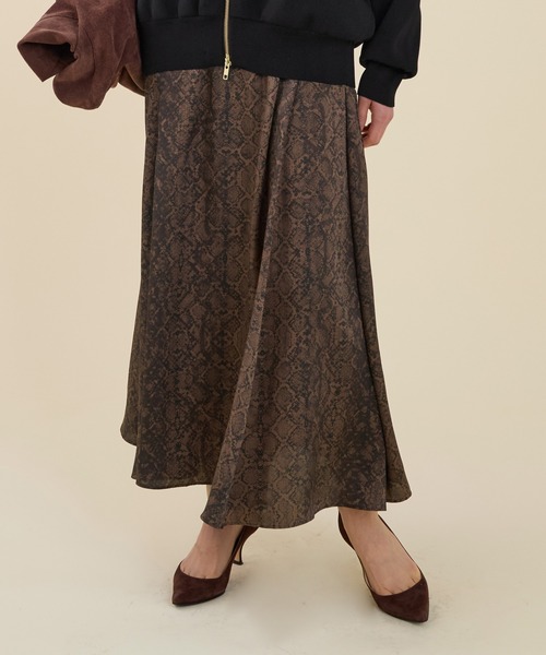 marmors（マルモア）の「【marmors】original python print skirt（スカート・レディース・ブラウン/グレー・36）」の22枚目の写真
