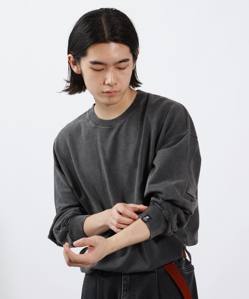 BAYFLOW（ベイフロー）の「SNOWタックスリーブTシャツ（Tシャツ/カットソー・メンズ・オフホワイト/チャコールグレー/グリーン/ピンク・MEDIUM/LARGE）」の3枚目の写真