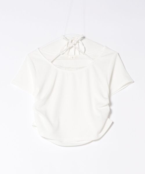 apres jour(アプレジュール)の「シアーレイヤードTシャツ(Tシャツ/カットソー・レディース・ブラック/チャコールグレー/ホワイト・X-LARGE/フリー)」の16枚目の写真