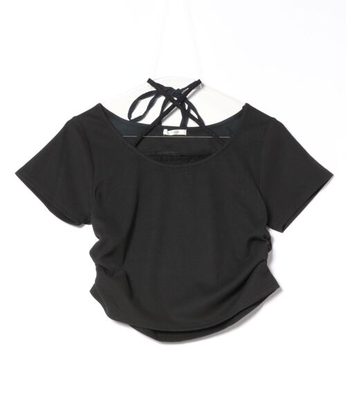 apres jour(アプレジュール)の「シアーレイヤードTシャツ(Tシャツ/カットソー・レディース・ブラック/チャコールグレー/ホワイト・X-LARGE/フリー)」の17枚目の写真