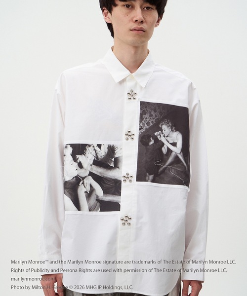 DISCOVERED（ディスカバード）の「MARILYN MONROE SHIRTS（シャツ/ブラウス・メンズ・ホワイト/ブラック・1/3）」の2枚目の写真