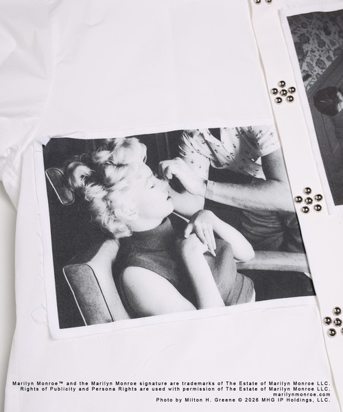 DISCOVERED（ディスカバード）の「MARILYN MONROE SHIRTS（シャツ/ブラウス・メンズ・ホワイト/ブラック・1/3）」の4枚目の写真