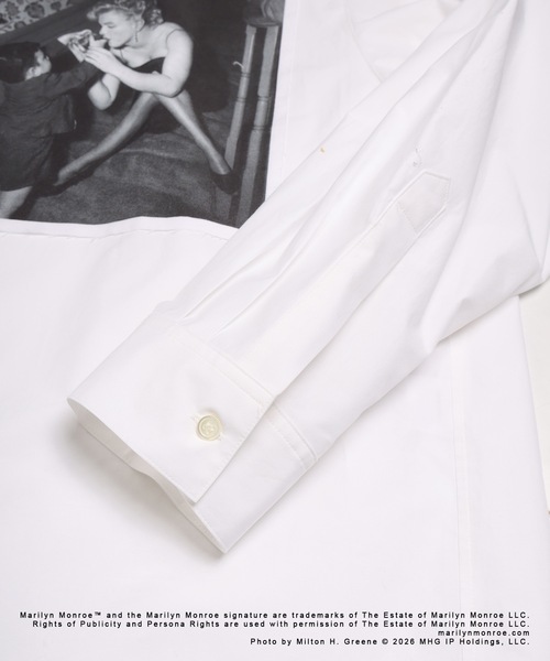 DISCOVERED（ディスカバード）の「MARILYN MONROE SHIRTS（シャツ/ブラウス・メンズ・ホワイト/ブラック・1/3）」の6枚目の写真