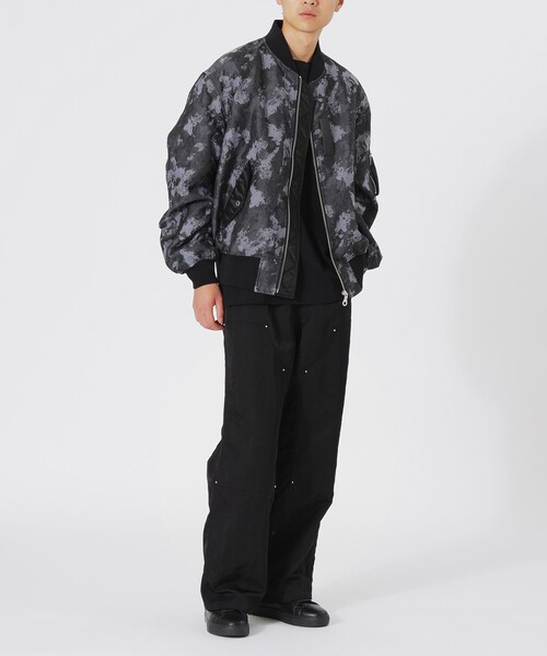 LOVELESS（ラブレス）の「ヴィンテージジャガードMA-1（MA-1・メンズ・チャコールグレー/ブラウン系その他3・S/M/L）」の5枚目の写真