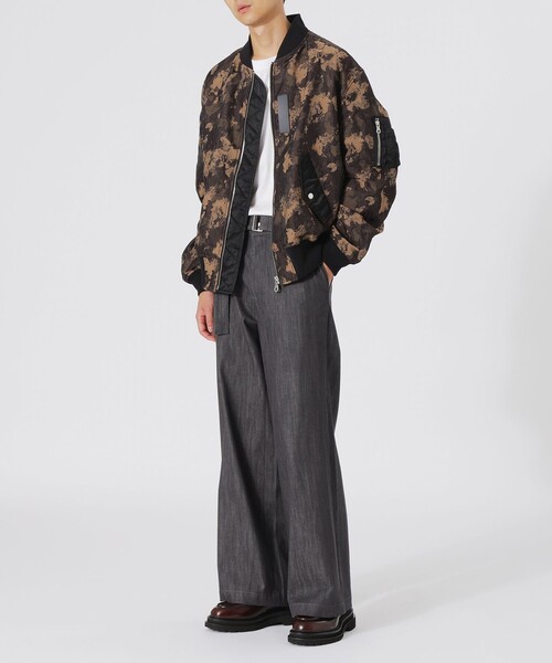 LOVELESS（ラブレス）の「ヴィンテージジャガードMA-1（MA-1・メンズ・チャコールグレー/ブラウン系その他3・S/M/L）」の6枚目の写真