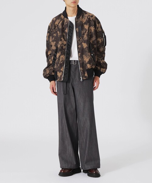 LOVELESS（ラブレス）の「ヴィンテージジャガードMA-1（MA-1・メンズ・チャコールグレー/ブラウン系その他3・S/M/L）」の7枚目の写真