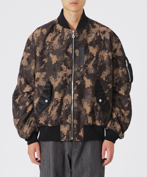 LOVELESS（ラブレス）の「ヴィンテージジャガードMA-1（MA-1・メンズ・チャコールグレー/ブラウン系その他3・S/M/L）」の8枚目の写真