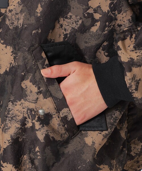 LOVELESS（ラブレス）の「ヴィンテージジャガードMA-1（MA-1・メンズ・チャコールグレー/ブラウン系その他3・S/M/L）」の12枚目の写真