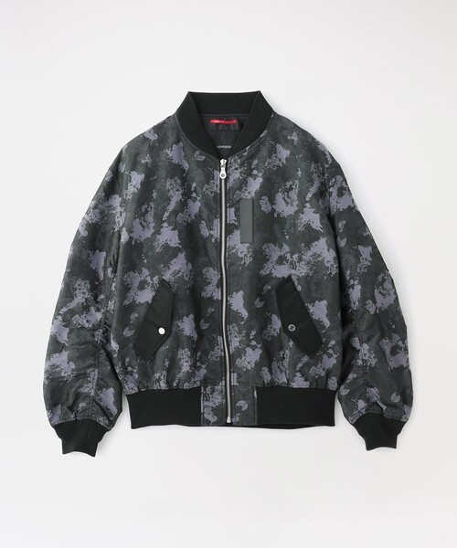 LOVELESS（ラブレス）の「ヴィンテージジャガードMA-1（MA-1・メンズ・チャコールグレー/ブラウン系その他3・S/M/L）」の2枚目の写真