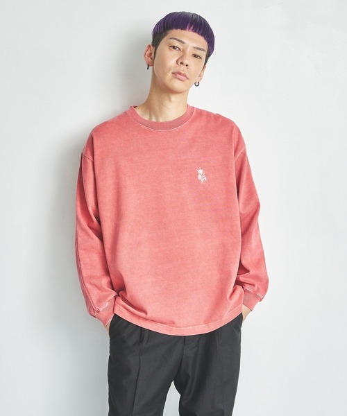 Manhattan Portage（マンハッタンポーテージ）の「L/S Print T-Shirt（Tシャツ/カットソー・メンズ・アイボリー/チャコールグレー・LARGE/MEDIUM/SMALL/X-LARGE）」の21枚目の写真