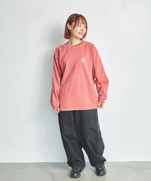 Manhattan Portage（マンハッタンポーテージ）の「L/S Print T-Shirt（Tシャツ/カットソー・メンズ・アイボリー/チャコールグレー・LARGE/MEDIUM/SMALL/X-LARGE）」の19枚目の写真