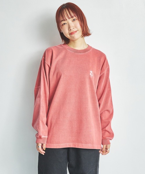 Manhattan Portage（マンハッタンポーテージ）の「L/S Print T-Shirt（Tシャツ/カットソー・メンズ・アイボリー/チャコールグレー・LARGE/MEDIUM/SMALL/X-LARGE）」の17枚目の写真