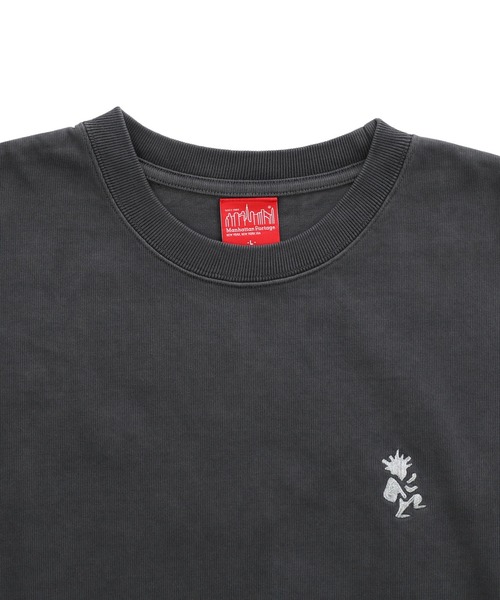 Manhattan Portage（マンハッタンポーテージ）の「L/S Print T-Shirt（Tシャツ/カットソー・メンズ・アイボリー/チャコールグレー・LARGE/MEDIUM/SMALL/X-LARGE）」の5枚目の写真