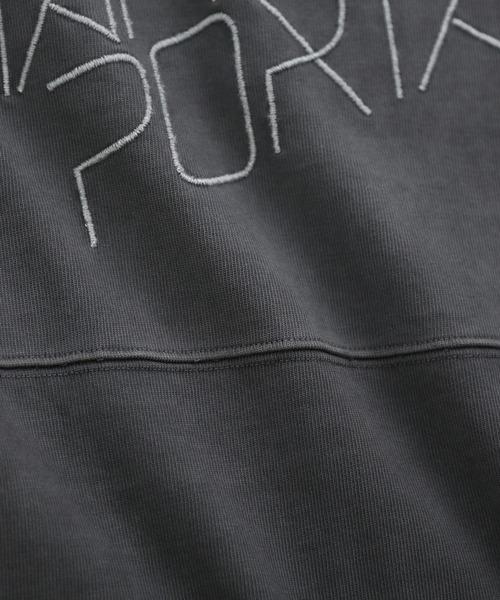 Manhattan Portage（マンハッタンポーテージ）の「L/S Print T-Shirt（Tシャツ/カットソー・メンズ・アイボリー/チャコールグレー・LARGE/MEDIUM/SMALL/X-LARGE）」の8枚目の写真