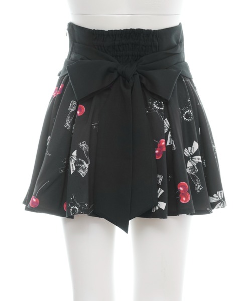 ♡連休値下げ SABRINA シャツ パニエ スカート セット売り♡ チェリーリボンプリントスカパン（スカート）｜Secret Honey