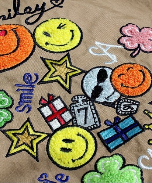 SALON DE ALFURD TOKYO(サロンドアルファード)の「スマイリークローバー刺繍エコバッグ(エコバッグ/サブバッグ・レディース・ベージュ/ライトブルー/グレイッシュベージュ/ブラック・ONESIZE)」の17枚目の写真