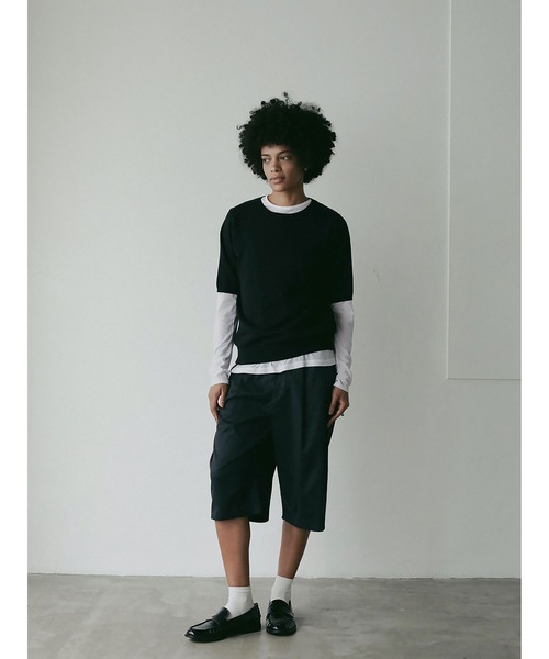 HER.（ハー）の「シアーカットソー（Tシャツ/カットソー・レディース・ダークブラウン/オフホワイト・フリー）」の16枚目の写真