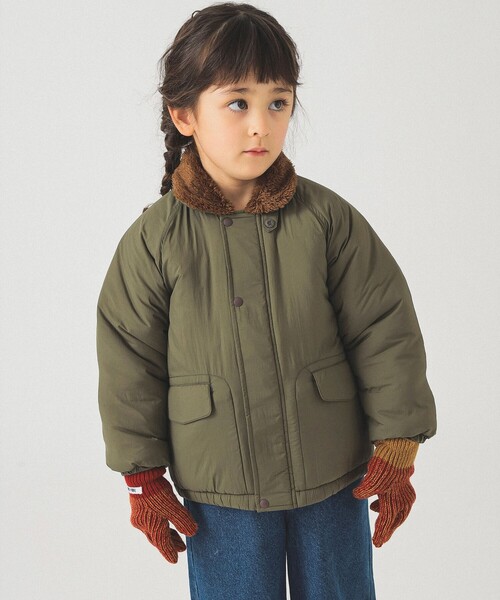 B:MING by BEAMS（ビーミングバイビームス）の「2wayカラー ライト ブルゾン 2025FW（100～150cm）（ブルゾン・キッズ・ブラック/オリーブ・130/120/110/100/150/140）」の2枚目の写真