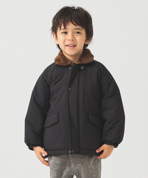 B:MING by BEAMS（ビーミングバイビームス）の「2wayカラー ライト ブルゾン 2025FW（100～150cm）（ブルゾン・キッズ・ブラック/オリーブ・130/120/110/100/150/140）」の19枚目の写真