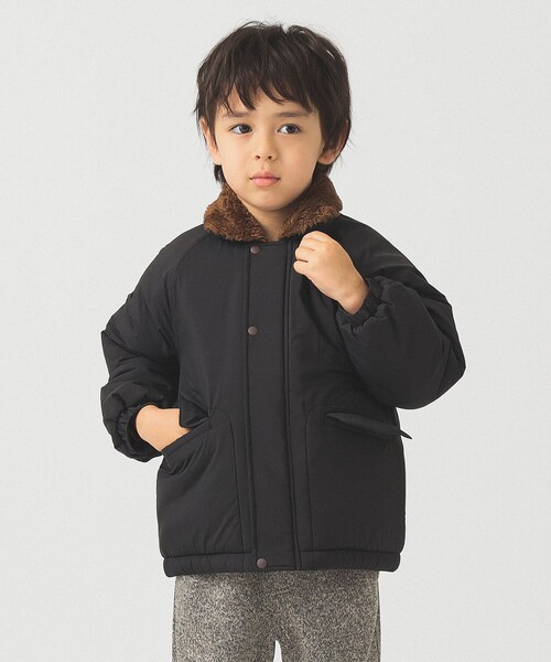 B:MING by BEAMS（ビーミングバイビームス）の「2wayカラー ライト ブルゾン 2025FW（100～150cm）（ブルゾン・キッズ・ブラック/オリーブ・130/120/110/100/150/140）」の8枚目の写真