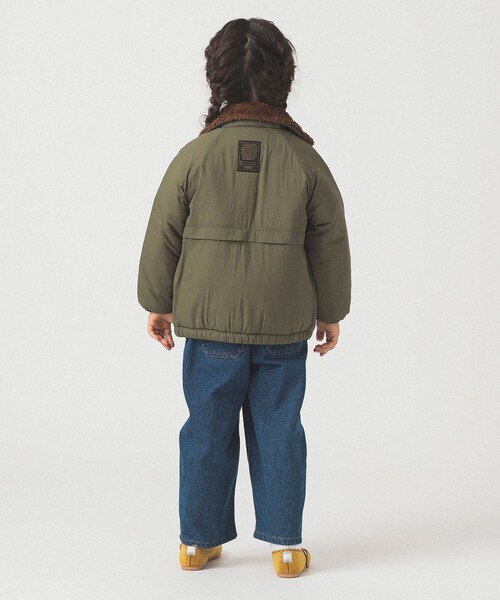 B:MING by BEAMS（ビーミングバイビームス）の「2wayカラー ライト ブルゾン 2025FW（100～150cm）（ブルゾン・キッズ・ブラック/オリーブ・130/120/110/100/150/140）」の6枚目の写真