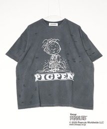 DISCOVERED | PEANUTSxDISCOVERED DAMAGE PIGMENT DYED TEE(Tシャツ/カットソー)