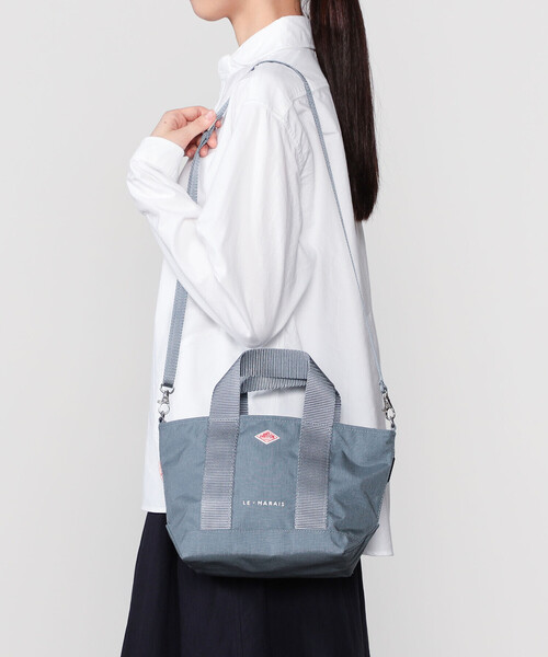DANTON(ダントン)の「DANTON | ナイロン 2WAYトートバッグ LE-MARAIS(トートバッグ・レディース・ブラウン系その他/ブルー系その他/ダークグレー/ブラック・-)」の1枚目の写真
