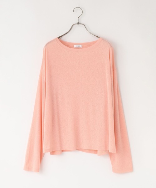 LOWRYS FARM(ローリーズファーム)の「USEFULシアープルオーバー 580950(Tシャツ/カットソー・レディース・ベージュ/ホワイト/ブラウン/ライトグリーン/ピンク/ブラック/チャコールグレー/ブルー/イエロー/グレー/ブルー系その他4/ブルー系その他3/イエロー系その他2/ピンクベージュ・FREE)」の14枚目の写真