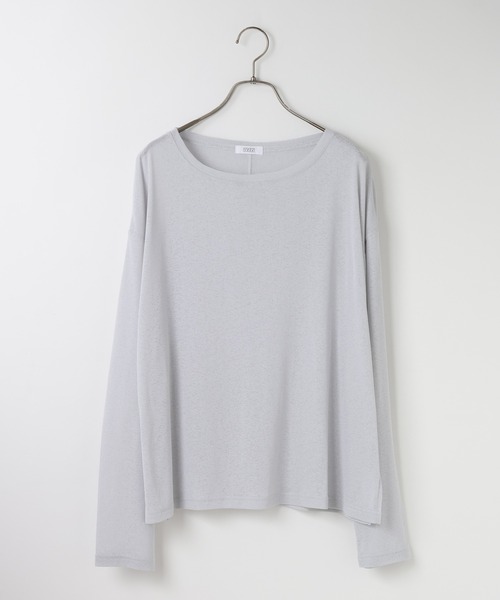 LOWRYS FARM（ローリーズファーム）の「ＵＳＥＦＵＬシアープルオーバー　580950（Tシャツ/カットソー・レディース・ベージュ/ホワイト/ブラウン/ライトグリーン/ピンク/ブラック/チャコールグレー/ブルー/イエロー/グレー/ブルー系その他4・FREE）」の4枚目の写真