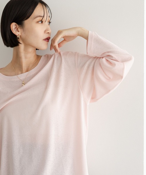 LOWRYS FARM（ローリーズファーム）の「ＵＳＥＦＵＬシアープルオーバー　580950（Tシャツ/カットソー・レディース・ベージュ/ホワイト/ブラウン/ライトグリーン/ピンク/ブラック/チャコールグレー/ブルー/イエロー/グレー/ブルー系その他4・FREE）」の11枚目の写真