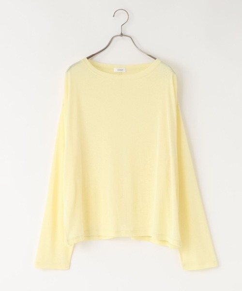 LOWRYS FARM(ローリーズファーム)の「USEFULシアープルオーバー 580950(Tシャツ/カットソー・レディース・ベージュ/ホワイト/ブラウン/ライトグリーン/ピンク/ブラック/チャコールグレー/ブルー/イエロー/グレー/ブルー系その他4/ブルー系その他3/イエロー系その他2/ピンクベージュ・FREE)」の12枚目の写真