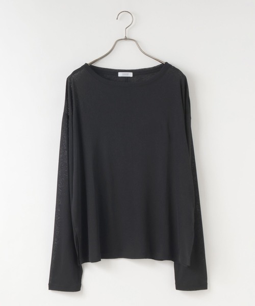 LOWRYS FARM（ローリーズファーム）の「ＵＳＥＦＵＬシアープルオーバー　580950（Tシャツ/カットソー・レディース・ベージュ/ホワイト/ブラウン/ライトグリーン/ピンク/ブラック/チャコールグレー/ブルー/イエロー/グレー/ブルー系その他4・FREE）」の2枚目の写真