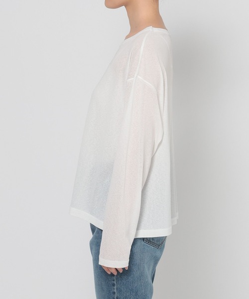 LOWRYS FARM（ローリーズファーム）の「ＵＳＥＦＵＬシアープルオーバー　580950（Tシャツ/カットソー・レディース・ベージュ/ホワイト/ブラウン/ライトグリーン/ピンク/ブラック/チャコールグレー/ブルー/イエロー/グレー/ブルー系その他4・FREE）」の13枚目の写真