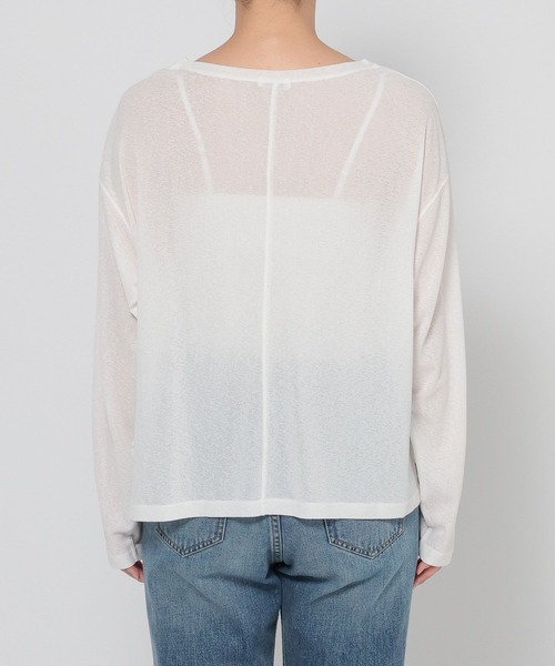 LOWRYS FARM（ローリーズファーム）の「ＵＳＥＦＵＬシアープルオーバー　580950（Tシャツ/カットソー・レディース・ベージュ/ホワイト/ブラウン/ライトグリーン/ピンク/ブラック/チャコールグレー/ブルー/イエロー/グレー/ブルー系その他4・FREE）」の14枚目の写真