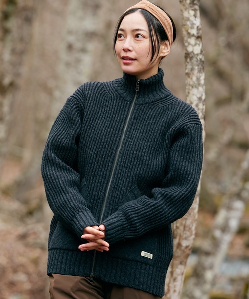 フィッシングFメリノZIPセーター（ニット/セーター）｜Foxfire