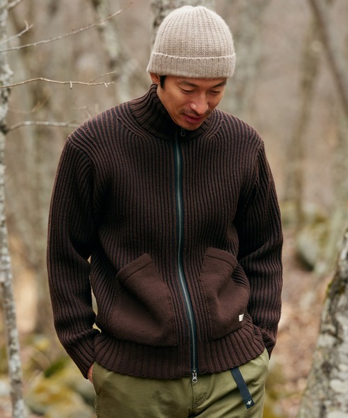 フィッシングFメリノZIPセーター（ニット/セーター）｜Foxfire