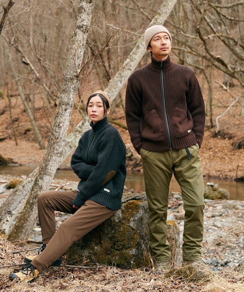 フィッシングFメリノZIPセーター（ニット/セーター）｜Foxfire