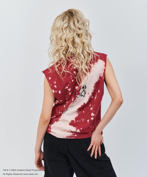 Grateful Dead(グレイトフルデッド)の「atmos pink Grateful Dead Tank Top / アトモス ピンク グレイトフル デッド タンクトップ 【SP】(タンクトップ・レディース・チャコール/レッド・FREE)」の17枚目の写真